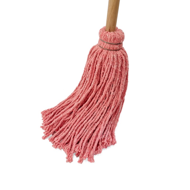 Pemegang kayu pepejal tradisional Mop basah
